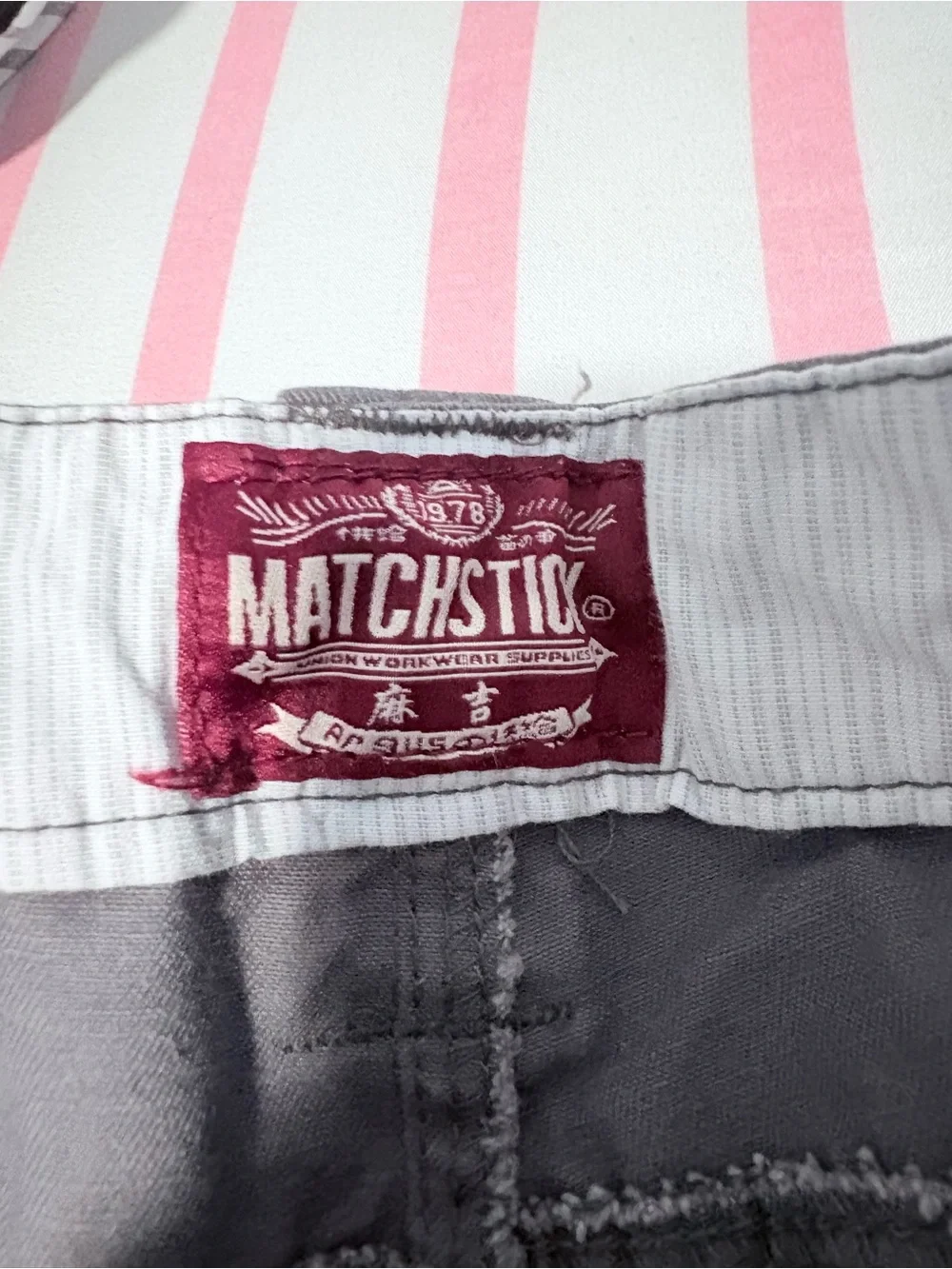 Vintage grey cargo pants from the 90s